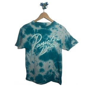 Panic! at the disco blue tie dye T-shirt